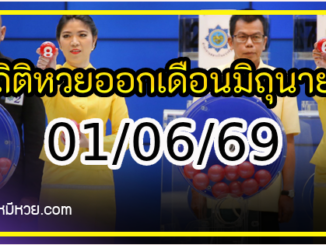 สถิติหวยออกเดือนมิถุนายน