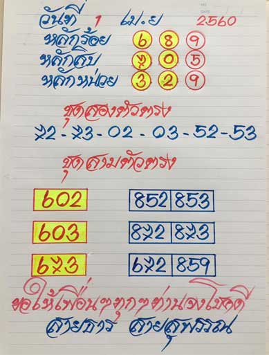 หวย อ.สายธาร1/4/2560, หวย อ.สายธาร1-4-2560, หวย อ.สายธาร1 เม.ย 2560, หวย อ.สายธาร, หวยซอง