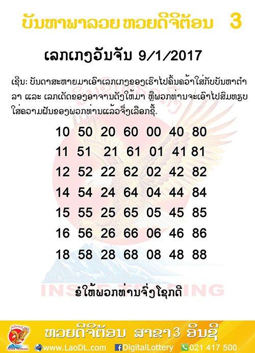 ปัญหาพารวย 9 ม.ค 2560