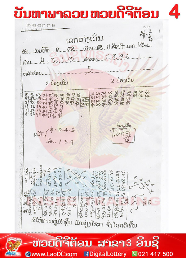 ปัญหาพารวย2/2/2560, ปัญหาพารวย2-2-2560, ปัญหาพารวย, ปัญหาพารวย 2 ก.พ 2560