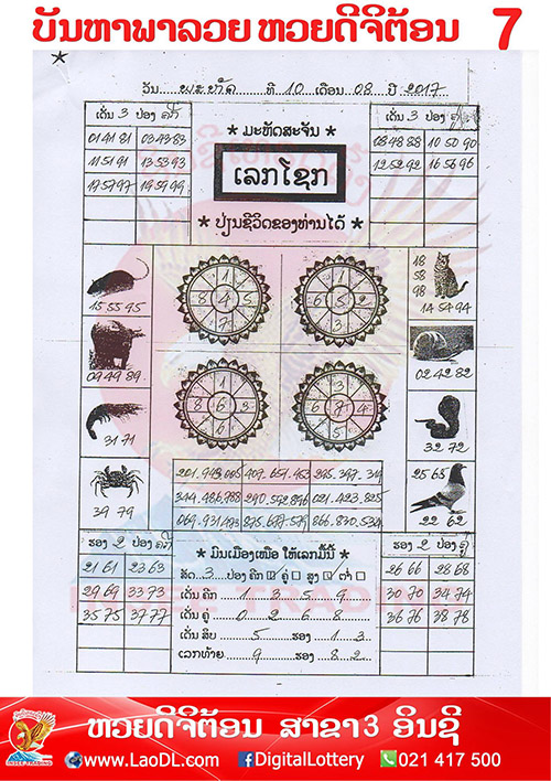 ปัญหาพารวย10/8/2560, ปัญหาพารวย10-8-2560, ปัญหาพารวย, ปัญหาพารวย 10 ส.ค 2560, หวยลาว, เลขลาว