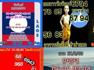 หวยลาว facebook 21 ส.ค 2560