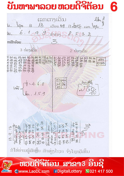 ปัญหาพารวย 13/9/2560, ปัญหาพารวย 13-9-2560, ปัญหาพารวย, ปัญหาพารวย 13 ก.ย 2560, หวยลาว, เลขลาว