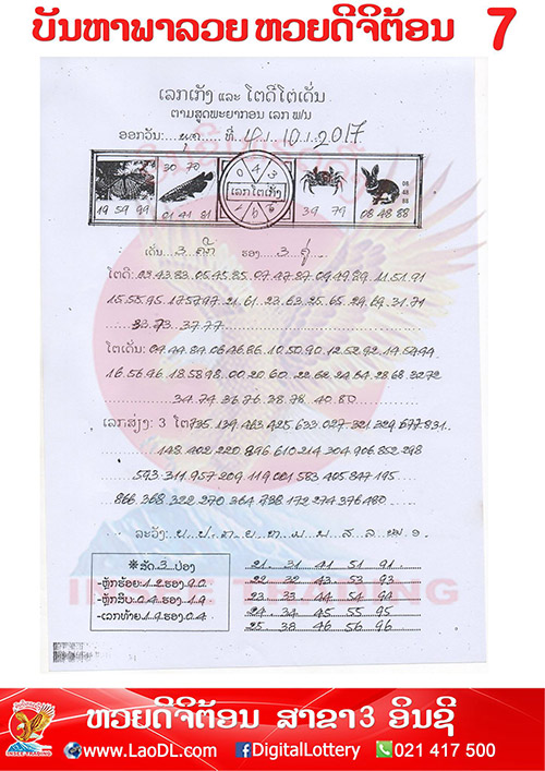 ปัญหาพารวย 4/10/2560, ปัญหาพารวย 4-10-2560, ปัญหาพารวย, ปัญหาพารวย 4 ต.ค 2560, หวยลาว, เลขลาว