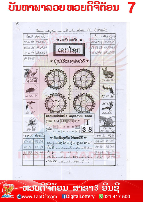 ปัญหาพารวย 1/11/2560, ปัญหาพารวย 1-11-2560, ปัญหาพารวย, ปัญหาพารวย 1 พ.ย 2560, หวยลาว, เลขลาว