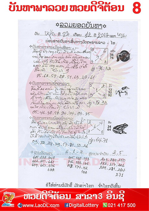 ปัญหาพารวย 27/12/2560, ปัญหาพารวย 27-12-2560, ปัญหาพารวย, ปัญหาพารวย 27 ธ.ค 2560, หวยลาว, เลขลาว