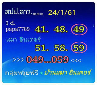 หวยลาว facebook 24 ม.ค 2560 ,หวยลาว facebook, เลขเด็ดหวยลาว, หวยลาว, เลขลาว