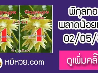 เลขดับพิกุลทอง 2/5/61 ต้องตาม