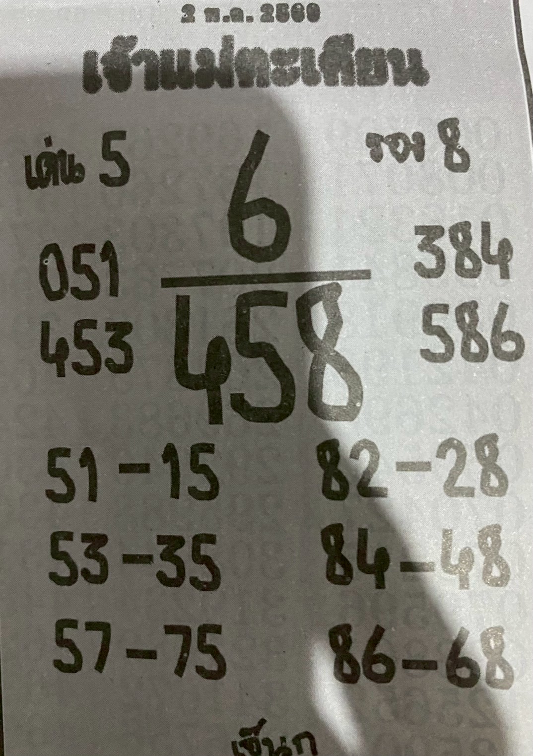 หวยเจ้าแม่ตะเคียน 02/05/69 เลขเด็ดงวดนี้