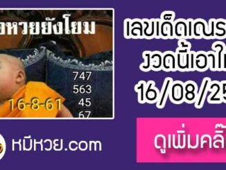 หวยซอง เลขเด็ดเณรน้อย16/8/61