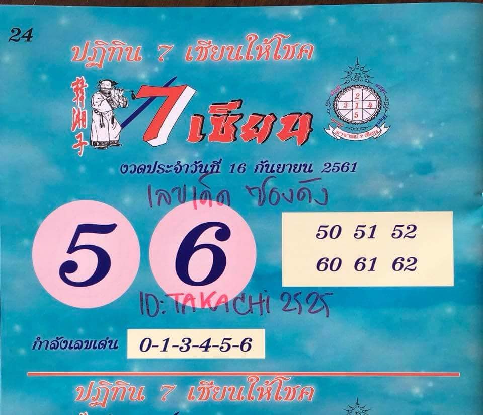 เลขเด็ด 7เซียนให้โชค 16/9/61, เลขเด็ด 7เซียนให้โชค 16-9-61, เลขเด็ด 7เซียนให้โชค 16 ส.ค 61, หวยซอง, เลขเด็ด 7เซียนให้โชค, เลขเด็ดงวดนี้, เลขเด็ด,