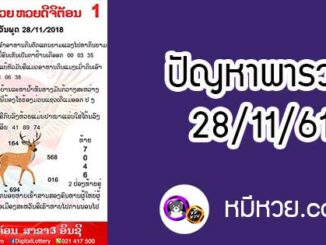 ปัญหาพารวย 28 พ.ย 2561 ชุดที่1