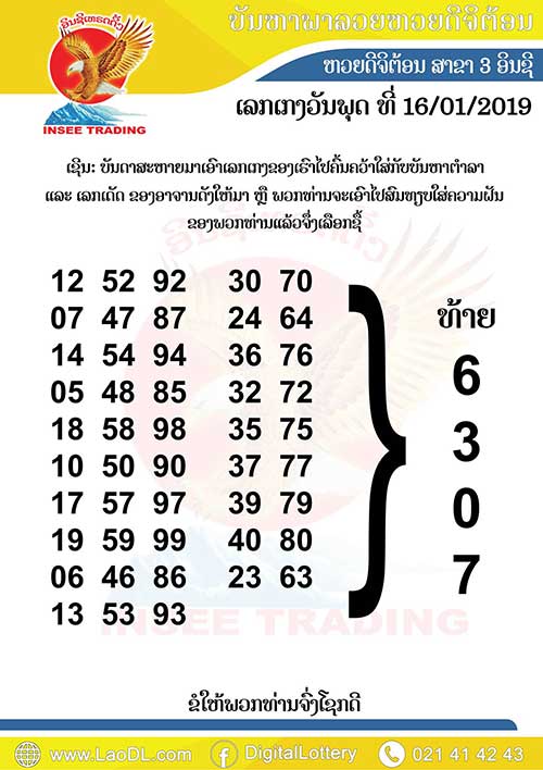 ปัญหาพารวย 16/1/2562, ปัญหาพารวย 16-1-2562, ปัญหาพารวย, ปัญหาพารวย 16 ม.ค 2562, หวยลาว, เลขลาว