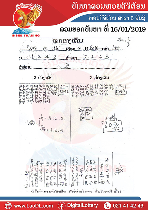 ปัญหาพารวย 16/1/2562, ปัญหาพารวย 16-1-2562, ปัญหาพารวย, ปัญหาพารวย 16 ม.ค 2562, หวยลาว, เลขลาว