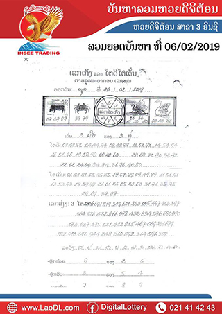 ปัญหาพารวย 6/2/2562, ปัญหาพารวย 6-2-2562, ปัญหาพารวย, ปัญหาพารวย 6 ก.พ 2562, หวยลาว, เลขลาว