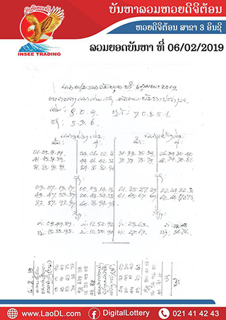 ปัญหาพารวย 6/2/2562, ปัญหาพารวย 6-2-2562, ปัญหาพารวย, ปัญหาพารวย 6 ก.พ 2562, หวยลาว, เลขลาว