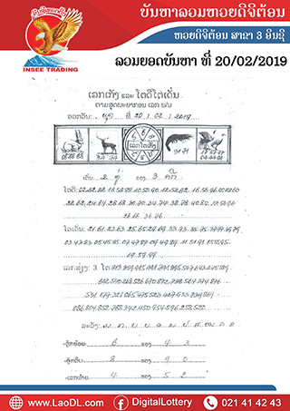 ปัญหาพารวย 20/2/2562, ปัญหาพารวย 20-2-2562, ปัญหาพารวย, ปัญหาพารวย 20 ก.พ 2562, หวยลาว, เลขลาว