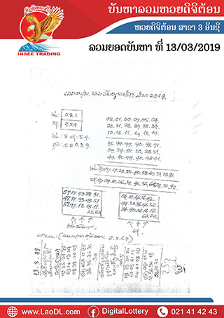 ปัญหาพารวย 13/3/2562, ปัญหาพารวย 13-3-2562, ปัญหาพารวย, ปัญหาพารวย 13 มี.ค 2562, หวยลาว, เลขลาว