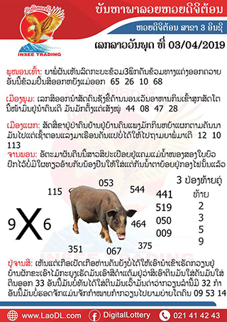 ปัญหาพารวย 3/4/2562, ปัญหาพารวย 3-4-2562, ปัญหาพารวย, ปัญหาพารวย 3 เม.ย 2562, หวยลาว, เลขลาว