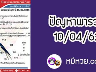 ปัญหาพารวย 19 เม.ย 2562 ชุดที่1