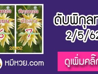 เลขดับพิกุลทอง 2/5/62 ต้องตาม