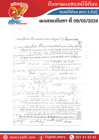 ปัญหาพารวย 8/5/2562, ปัญหาพารวย 8-5-2562, ปัญหาพารวย, ปัญหาพารวย 8 พ.ค 2562, หวยลาว, เลขลาว