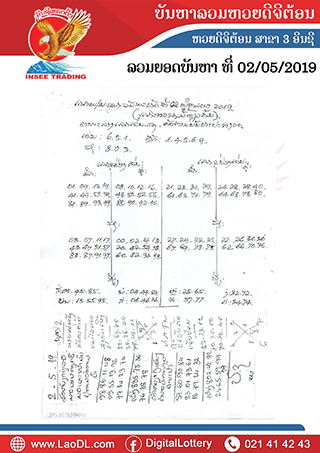 ปัญหาพารวย 2/5/2562, ปัญหาพารวย 2-5-2562, ปัญหาพารวย, ปัญหาพารวย 2 พ.ค 2562, หวยลาว, เลขลาว