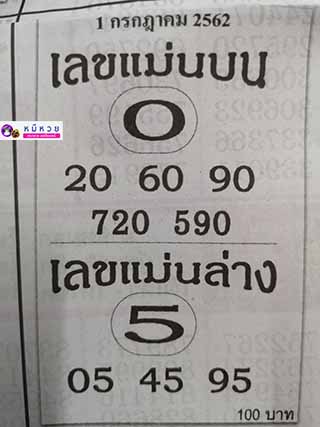 หวยซอง เลขแม่นล่าง1/7/62, หวยซอง เลขแม่นล่าง1-7-62, หวยซอง เลขแม่นล่าง1 ก.ค. 62, หวยซอง เลขแม่นล่าง, หวยซอง