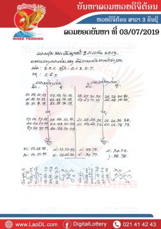 ปัญหาพารวย 3/7/2562, ปัญหาพารวย 3-7-2562, ปัญหาพารวย, ปัญหาพารวย 3 ก.ค. 2562, หวยลาว, เลขลาว