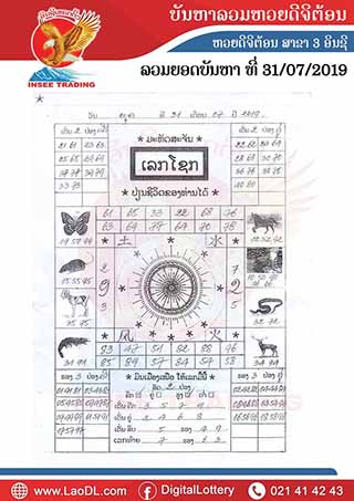 ปัญหาพารวย 31/7/2562, ปัญหาพารวย 31-7-2562, ปัญหาพารวย, ปัญหาพารวย 31 ก.ค 2562, หวยลาว, เลขลาว