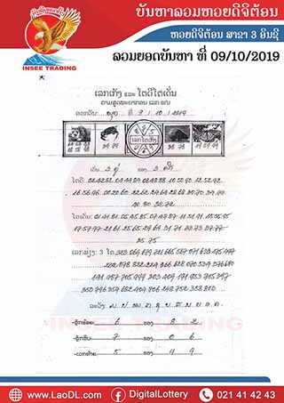 ปัญหาพารวย 9/10/2562, ปัญหาพารวย 9-10-2562, ปัญหาพารวย, ปัญหาพารวย  9 ต.ค. 2562, หวยลาว, เลขลาว