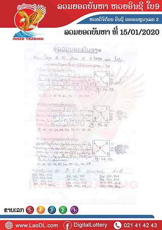 ปัญหาพารวย 15/01/2563, ปัญหาพารวย 15-01-2563, ปัญหาพารวย, ปัญหาพารวย 15 ม.ค. 2563, หวยลาว, เลขลาว