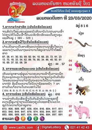 ปัญหาพารวย 23/03/2563, ปัญหาพารวย 23-03-2563, ปัญหาพารวย, ปัญหาพารวย 23 มี.ค. 2563, หวยลาว, เลขลาว