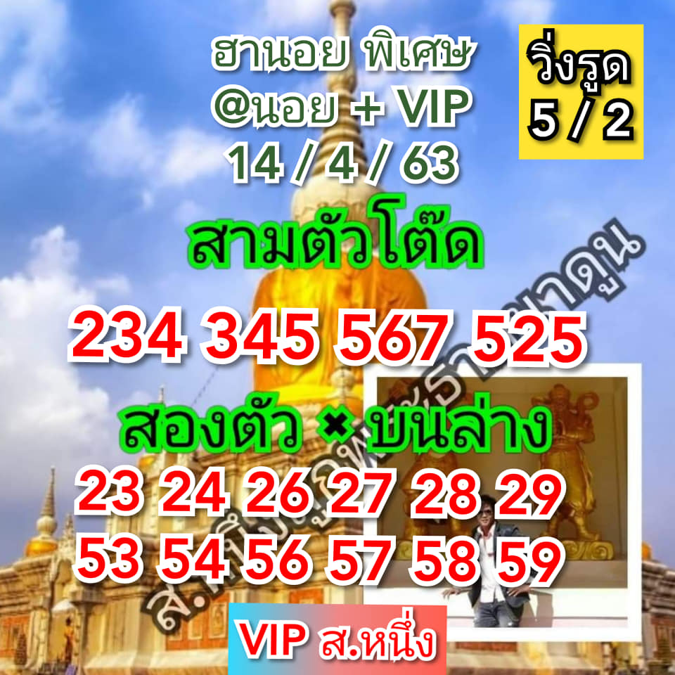 เลขเด็ดหวยฮานอยพิเศษ 14 เม.ย. 2563
