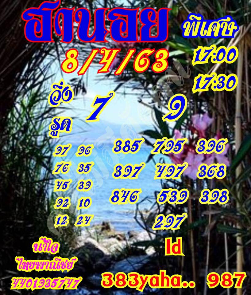เลขเด็ดหวยฮานอยพิเศษ 8 เม.ย. 2563