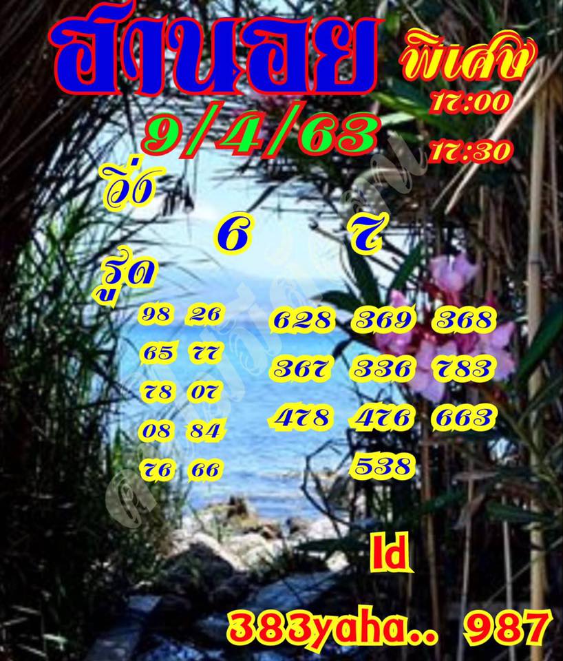 เลขเด็ดหวยฮานอยพิเศษ 9 เม.ย. 2563