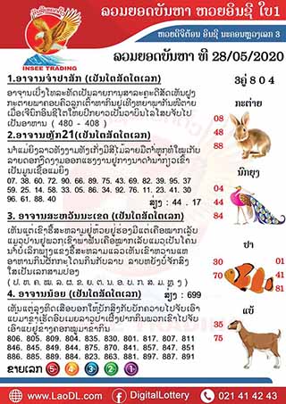 ปัญหาพารวย 28/05/2563, ปัญหาพารวย 28-05-2563, ปัญหาพารวย, ปัญหาพารวย 28 พ.ค. 2563, หวยลาว, เลขลาว