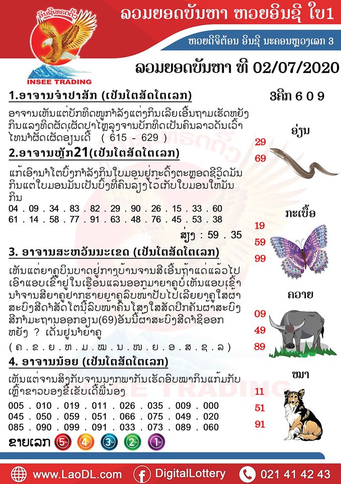 ปัญหาพารวย 2/7/2563, ปัญหาพารวย 2-7-2563, ปัญหาพารวย, ปัญหาพารวย 2 ก.ค. 2563, หวยลาว, เลขลาว