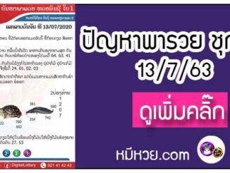 ปัญหาพารวย 13 ก.ค. 2563 ชุดที่1