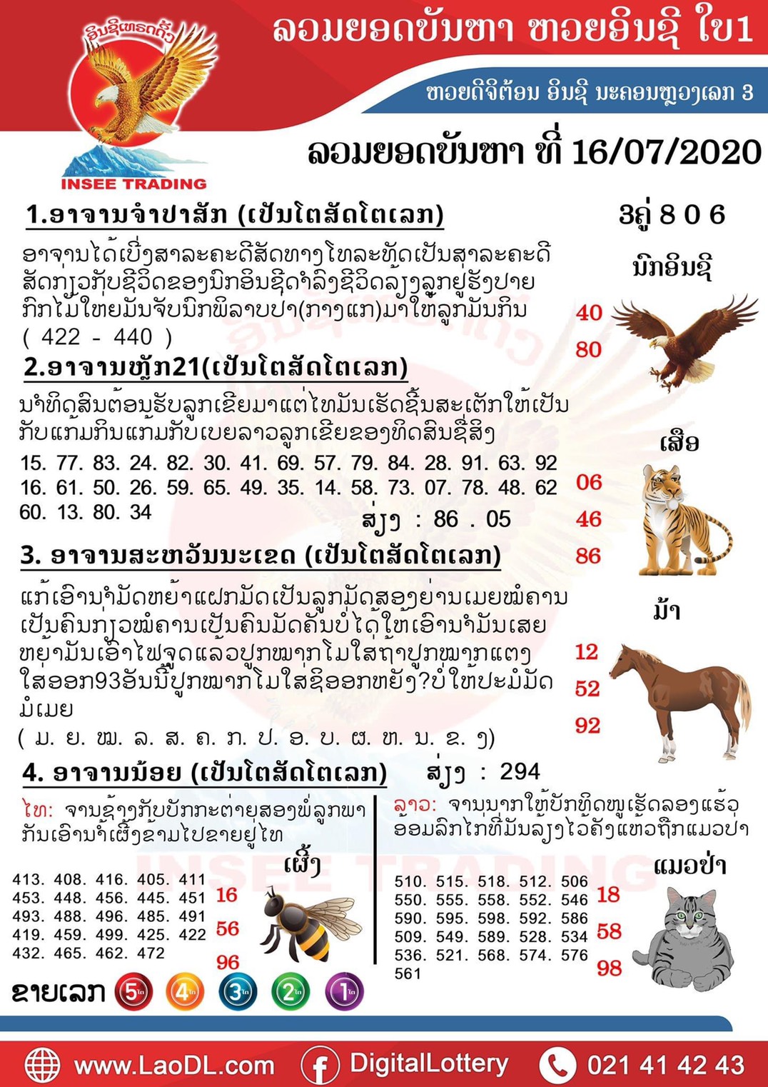 ปัญหาพารวย 16/7/2563, ปัญหาพารวย 16-7-2563, ปัญหาพารวย, ปัญหาพารวย 16 ก.ค. 2563, หวยลาว, เลขลาว