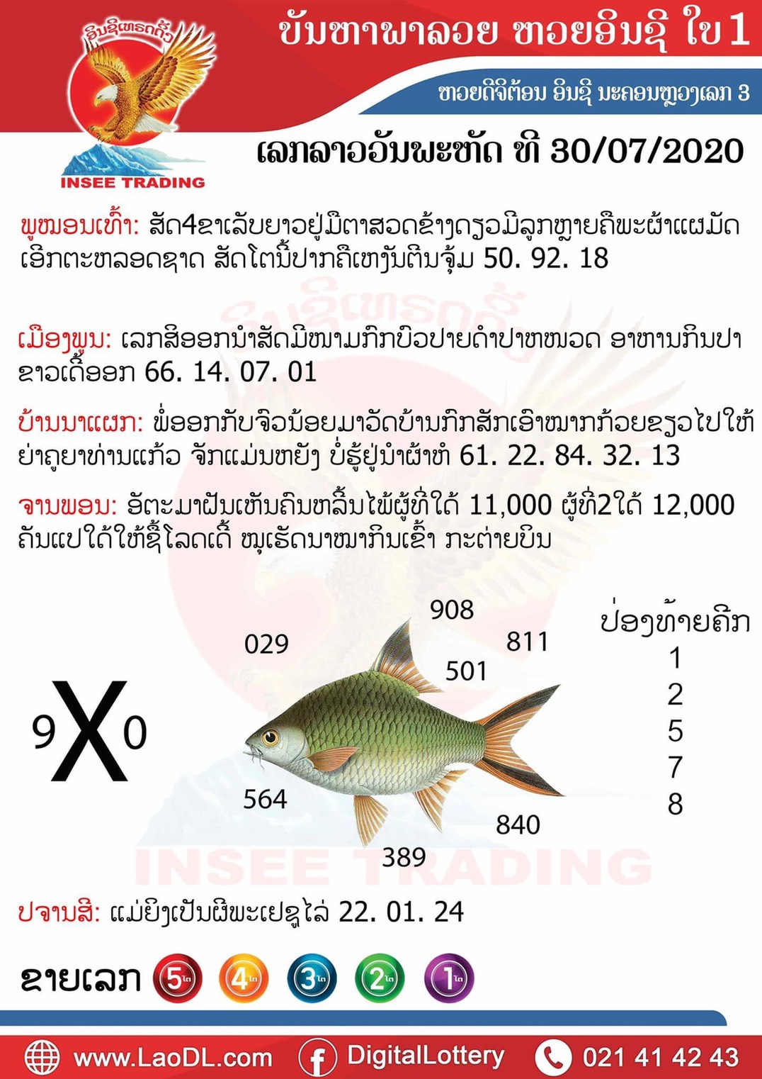 ปัญหาพารวย 30/7/2563, ปัญหาพารวย 30-7-2563, ปัญหาพารวย, ปัญหาพารวย 30 ก.ค. 2563, หวยลาว, เลขลาว