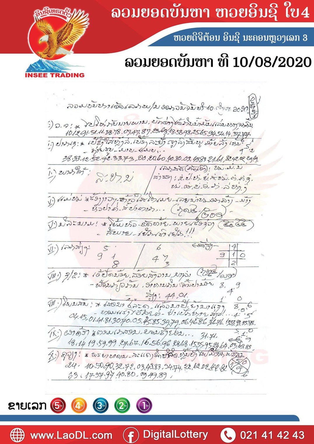 ปัญหาพารวย 10/8/2563, ปัญหาพารวย 10-8-2563, ปัญหาพารวย, ปัญหาพารวย 10 ส.ค. 2563, หวยลาว, เลขลาว