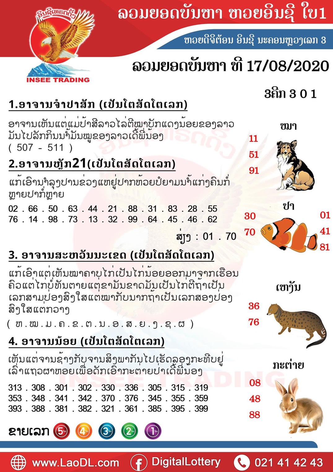 ปัญหาพารวย 17/8/2563, ปัญหาพารวย 17-8-2563, ปัญหาพารวย, ปัญหาพารวย 17 ส.ค. 2563, หวยลาว, เลขลาว