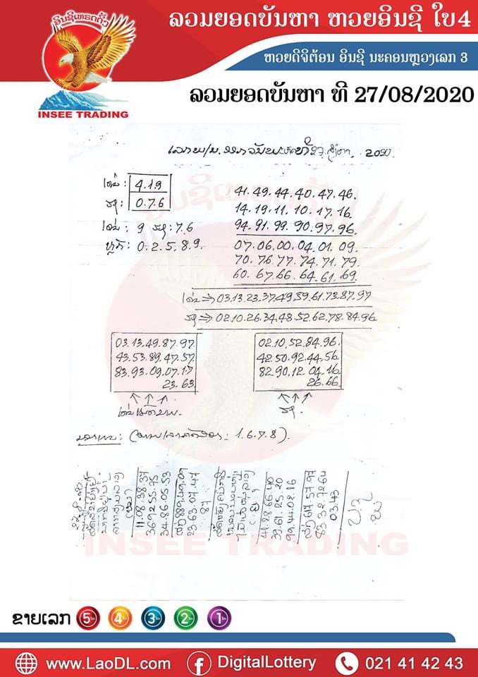 ปัญหาพารวย 27/8/2563, ปัญหาพารวย 27-8-2563, ปัญหาพารวย, ปัญหาพารวย 27 ส.ค. 2563, หวยลาว, เลขลาว