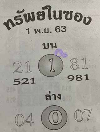 หวยซอง ทรัพย์ในซอง 1/11/63, หวยซอง ทรัพย์ในซอง 1-11-2563, หวยซอง ทรัพย์ในซอง 1 พ.ย. 2563, หวยซอง, หวยซอง ทรัพย์ในซอง , เลขเด็ดงวดนี้, เลขเด็ด, หวยเด็ด