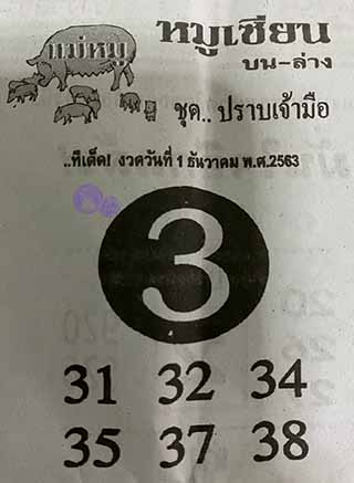 หวยซอง หมูเซียน 1/12/63, หวยซอง หมูเซียน 1-12-2563, หวยซอง หมูเซียน 1 ธ.ค. 2563, หวยซอง, หวยซอง หมูเซียน, เลขเด็ดงวดนี้, เลขเด็ด, หวยเด็ด