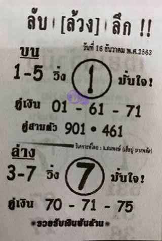 หวยซอง ลับล้วงลึก 16/12/63, หวยซอง ลับล้วงลึก 16-12-2563, หวยซอง ลับล้วงลึก 16 ธ.ค. 2563, หวยซอง, หวยซอง ลับล้วงลึก, เลขเด็ดงวดนี้, เลขเด็ด, หวยเด็ด