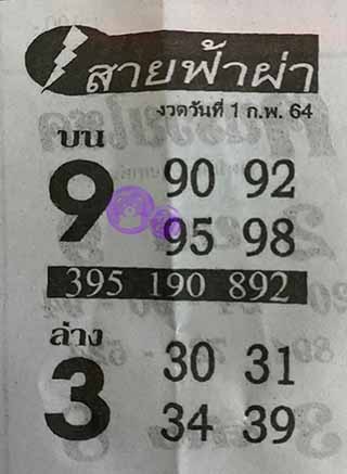 หวยซอง สายฟ้าผ่า 1/2/64, หวยซอง สายฟ้าผ่า 1-2-2564, หวยซอง สายฟ้าผ่า 1 ก.พ. 2564, หวยซอง, หวยซอง สายฟ้าผ่า, เลขเด็ดงวดนี้, เลขเด็ด, หวยเด็ด