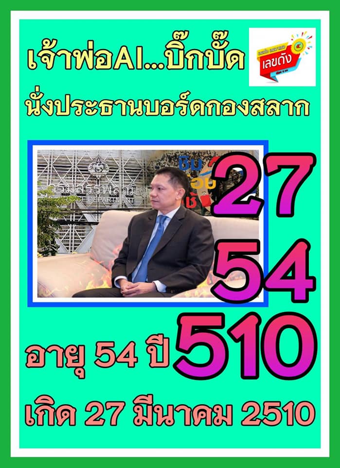 เลขเด็ดรัฐบาล-ลุงตู่ 16/2/64