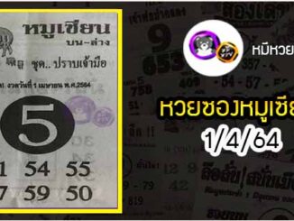 หวยซอง หมูเซียน 1/4/64